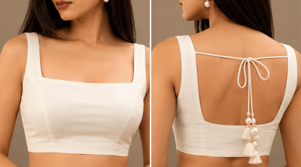 Sleeveless Square Neckline