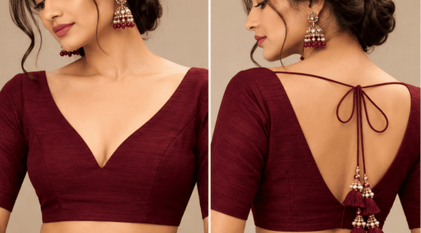 Broad V Neckline