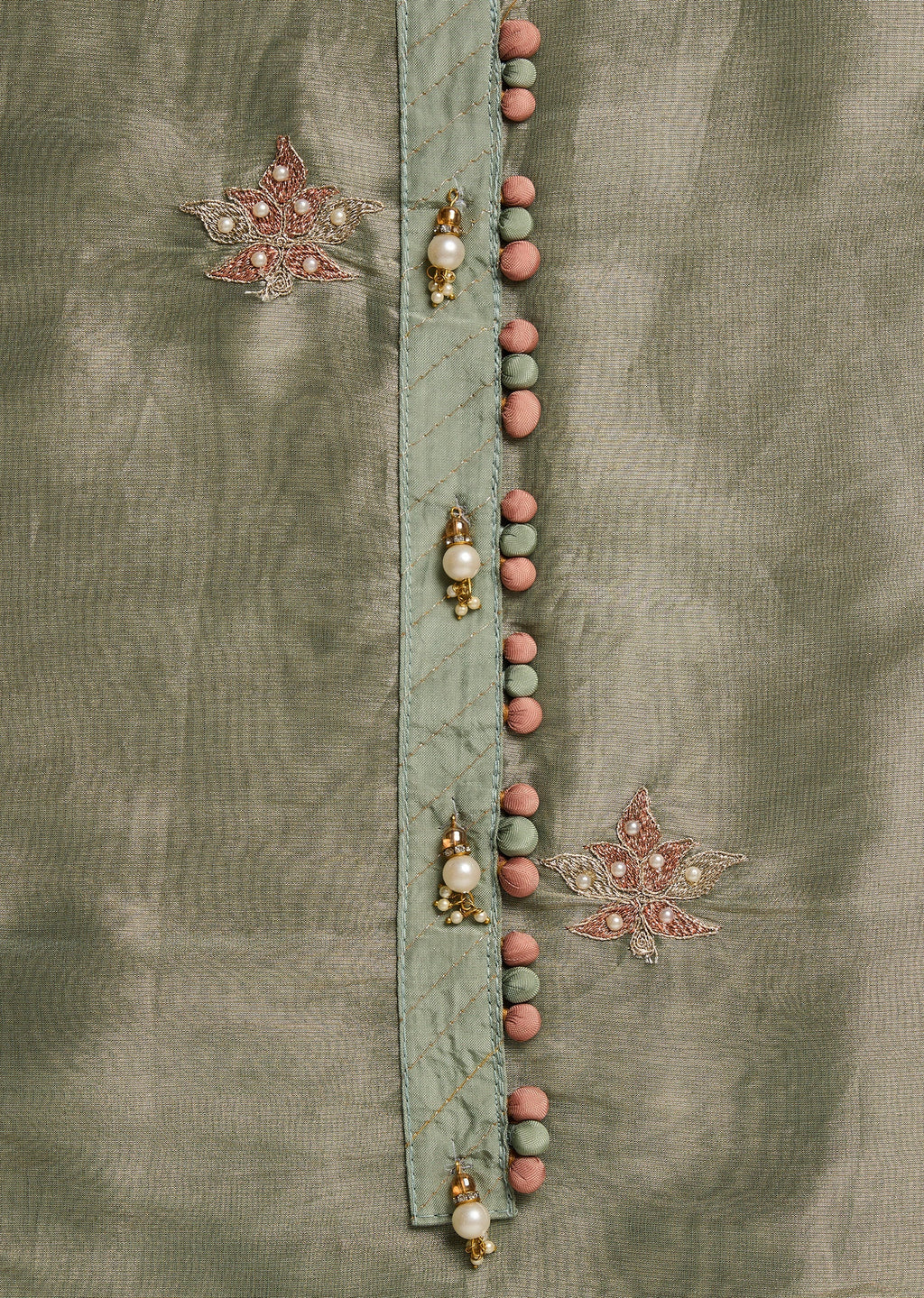 Aqua Blue Tissue Suit