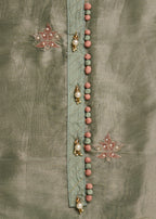 Aqua Blue Tissue Suit