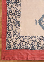 Black Printed Unstitched Suit Set