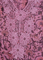 Candy Pink Cotton Printed Unstitched Suit Set
