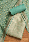 Green Banarasi Brocade Suit
