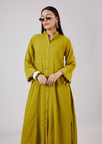 Green Cotton Coord Set