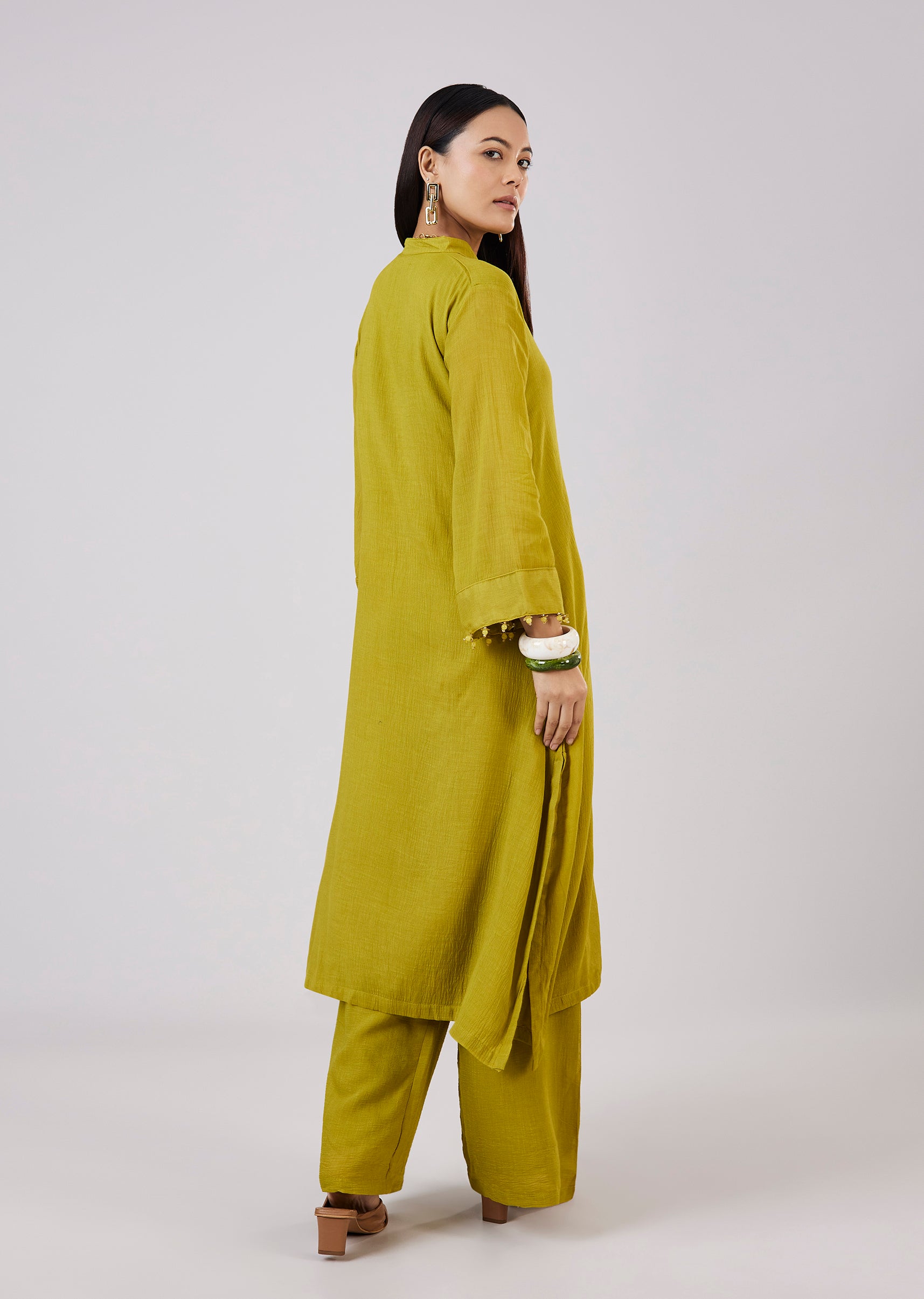 Green Cotton Coord Set