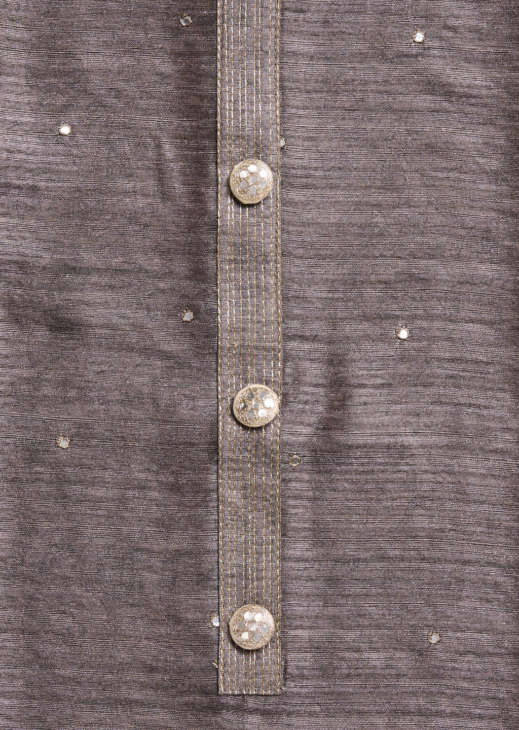 Grey Dola Silk Unstitched Suit Set