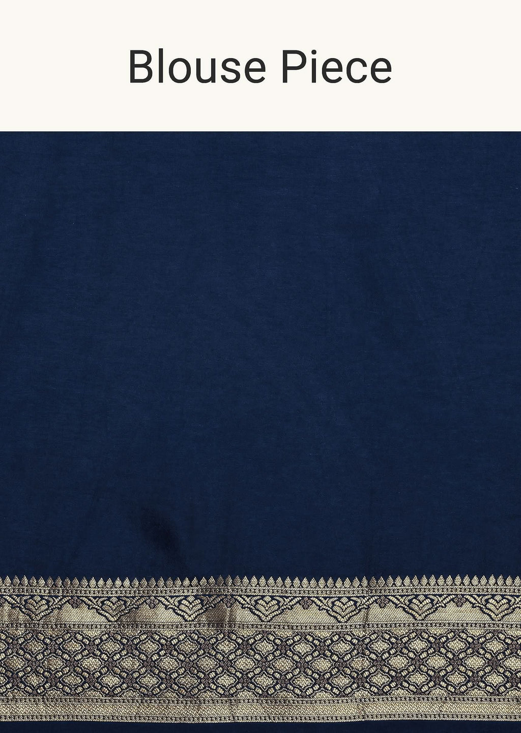 Indigo Blue Saree In Dola Silk With Embroidered Floral Buttas