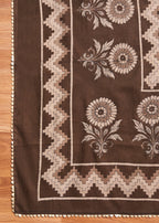 Ivory Cotton Unstitched Suit Set