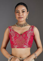 Ivory Tissue Saree With Embroidered Border