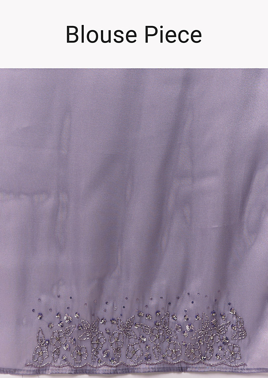 Lavender Tissue Saree With Cutdana And Sequin Embroidery