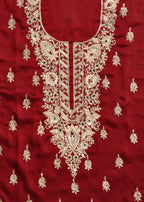 Maroon Satin Suit