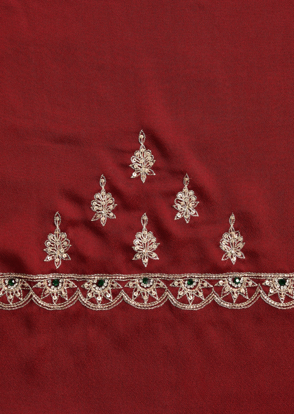 Maroon Satin Suit