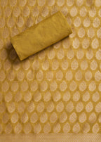 Mehendi Green Chanderi Suit