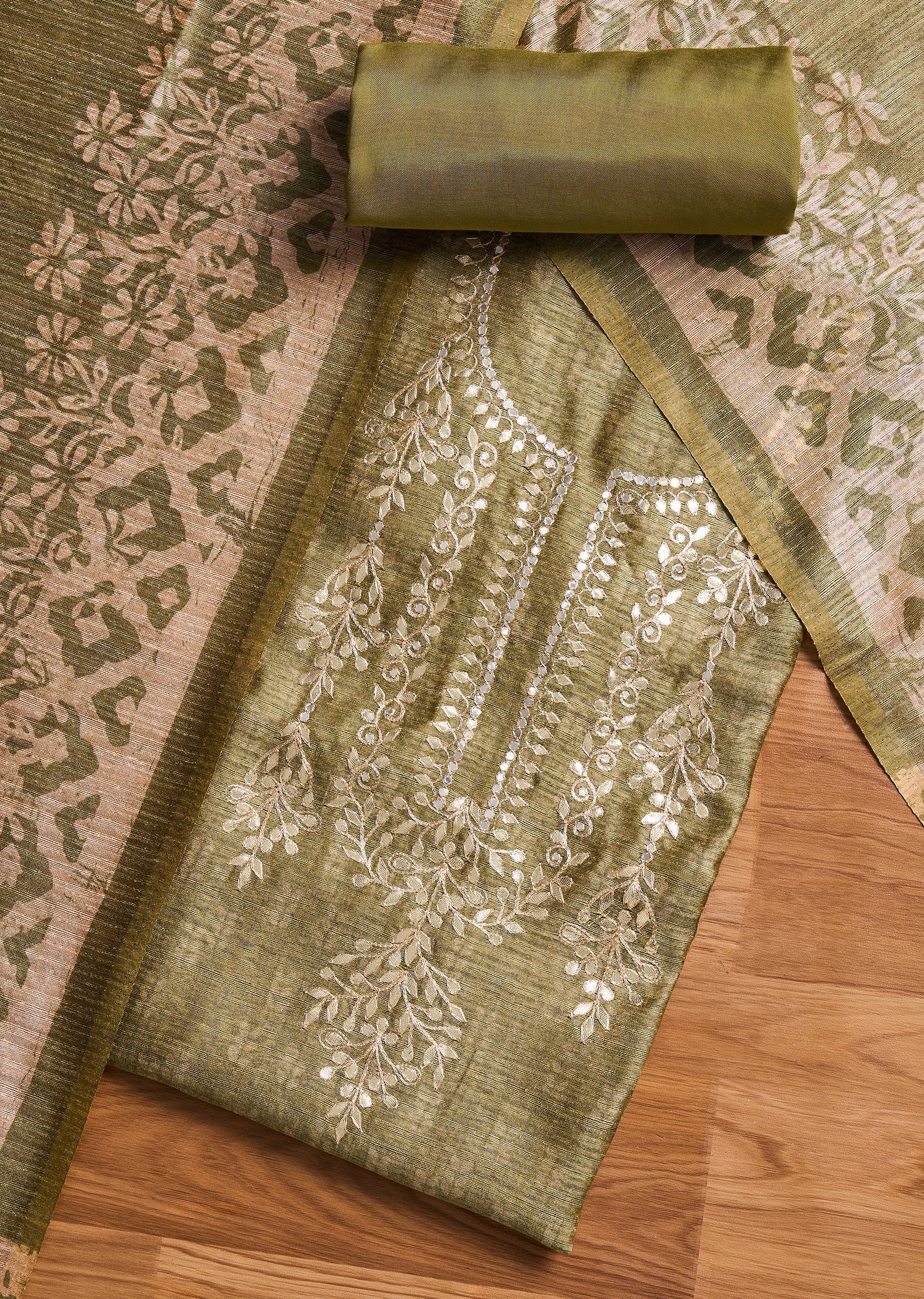 Mehendi Green Suit