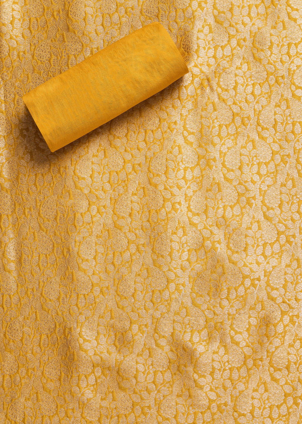 Kanak Noor Yellow Brocade Suit Set