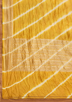 Kanak Noor Yellow Brocade Suit Set