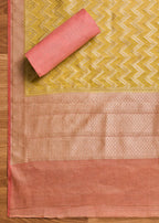 Pink Banarasi Brocade Suit