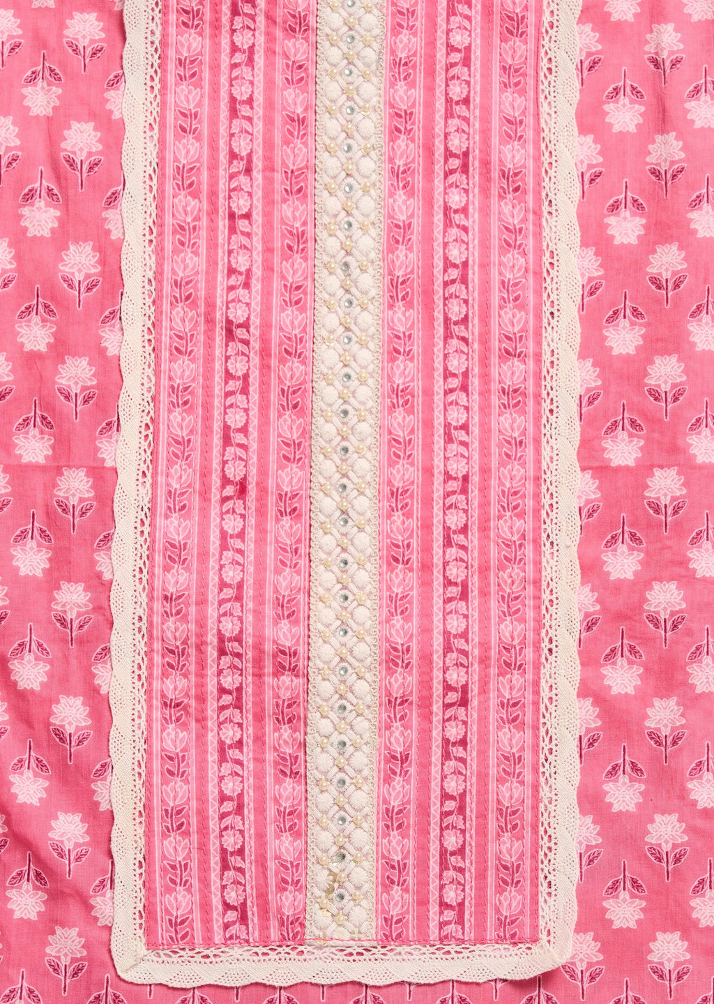 Pink Cotton Suit