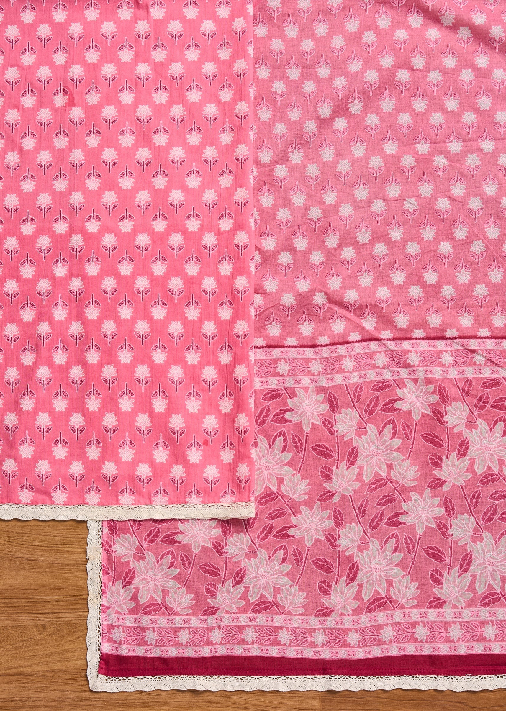 Pink Cotton Suit
