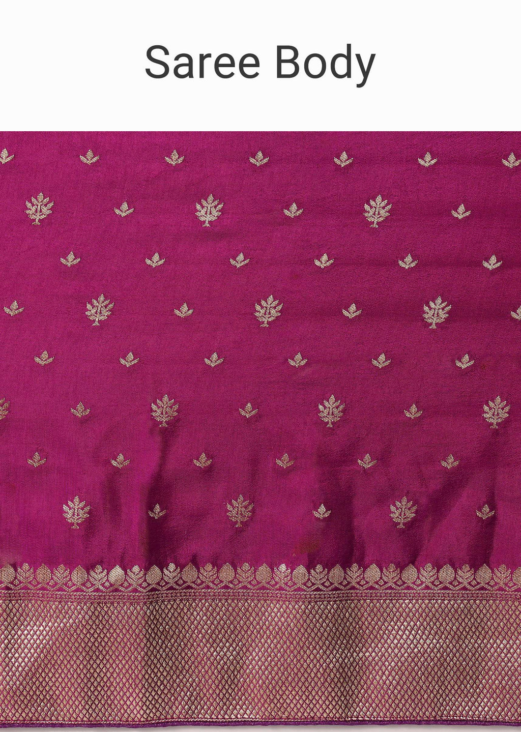 Purple Banarasi Silk Handloom Saree With Woven Motifs And Unstitched Blouse Piece